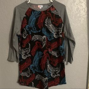 LuLaRoe festive eagle randy/ Large